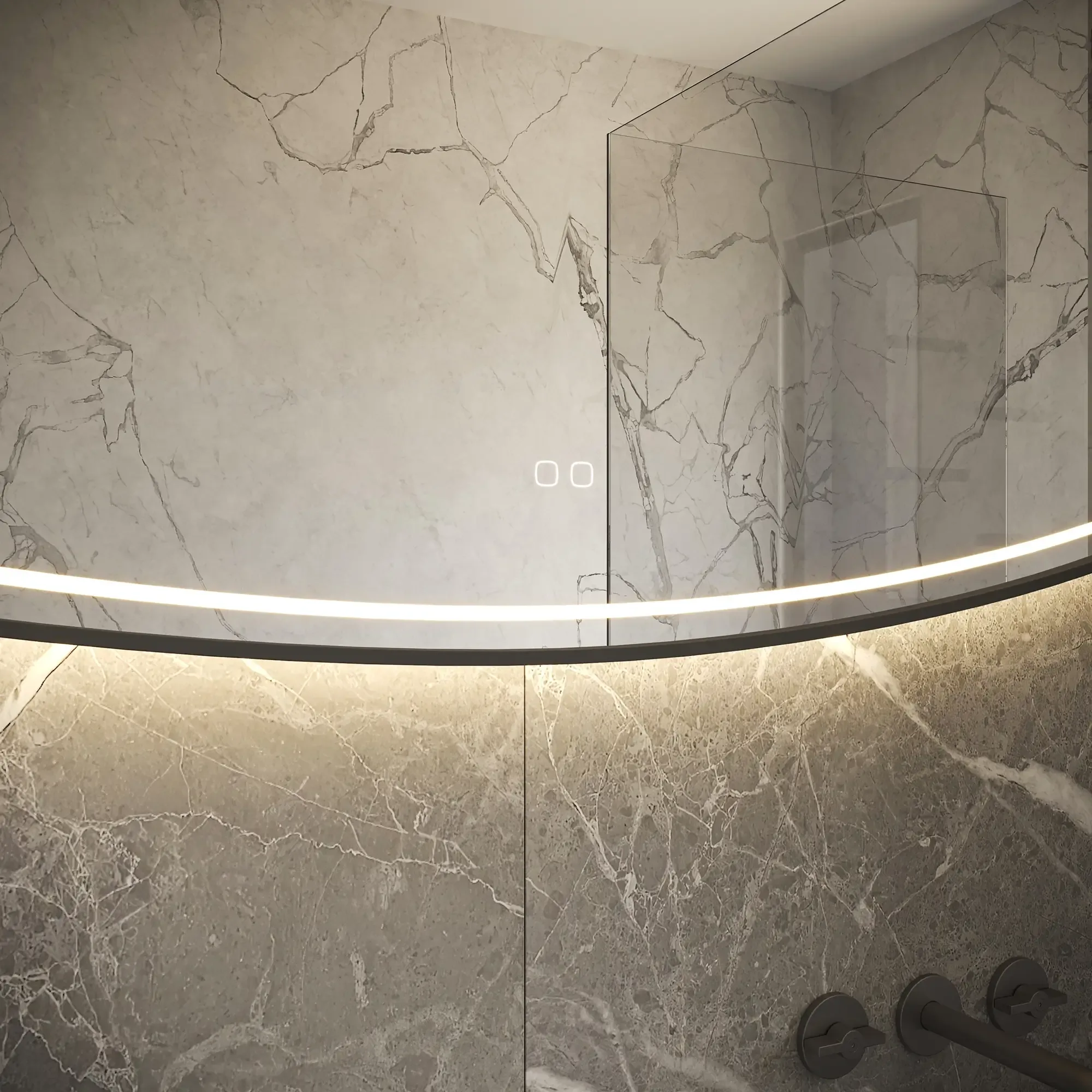 opera-9-afrundet-phantom-mirror-med-sort-ramme-selektiv-belysning-og-anti-dug-120-cm-8-opm009-120-cc-3