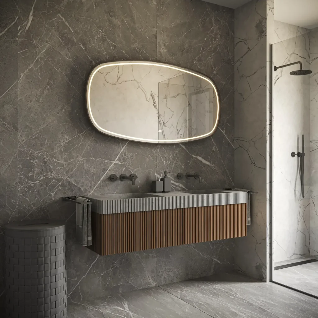 opera-9-afrundet-phantom-mirror-med-sort-ramme-selektiv-belysning-og-anti-dug-120-cm-8-opm009-120-cc-5